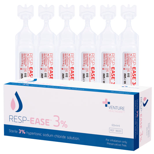 Resp-Ease 3% Hypertonic Saline Solution for Inhalation via Nebuliser