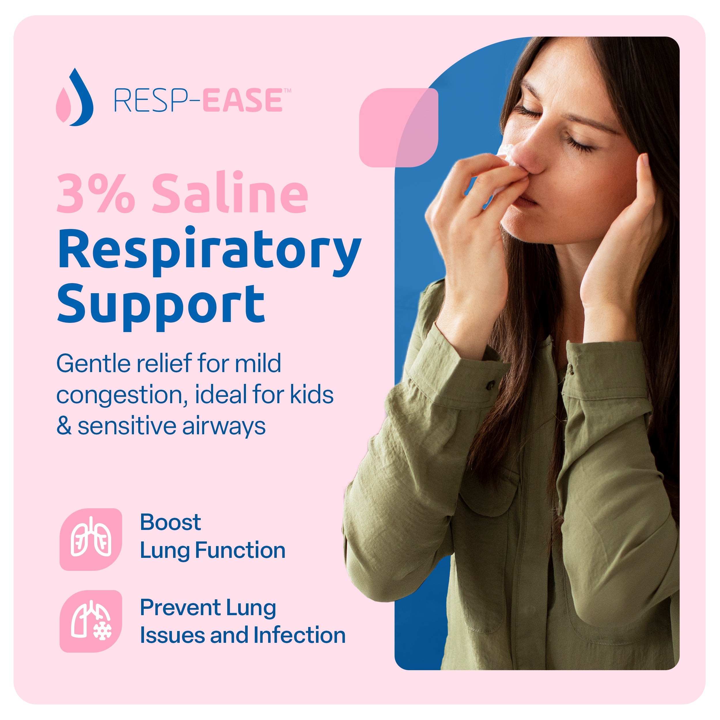 Resp-Ease 3% Hypertonic Saline Solution for Inhalation via Nebuliser
