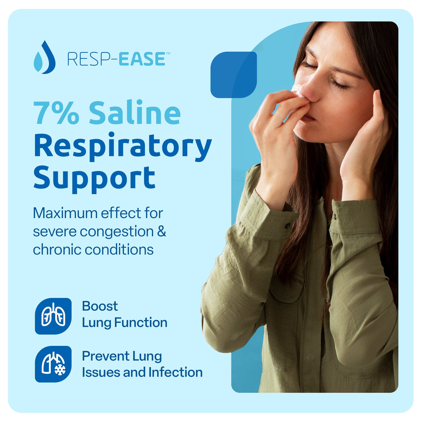 Resp-Ease 7% Hypertonic Saline Solution for Inhalation via Nebulizer