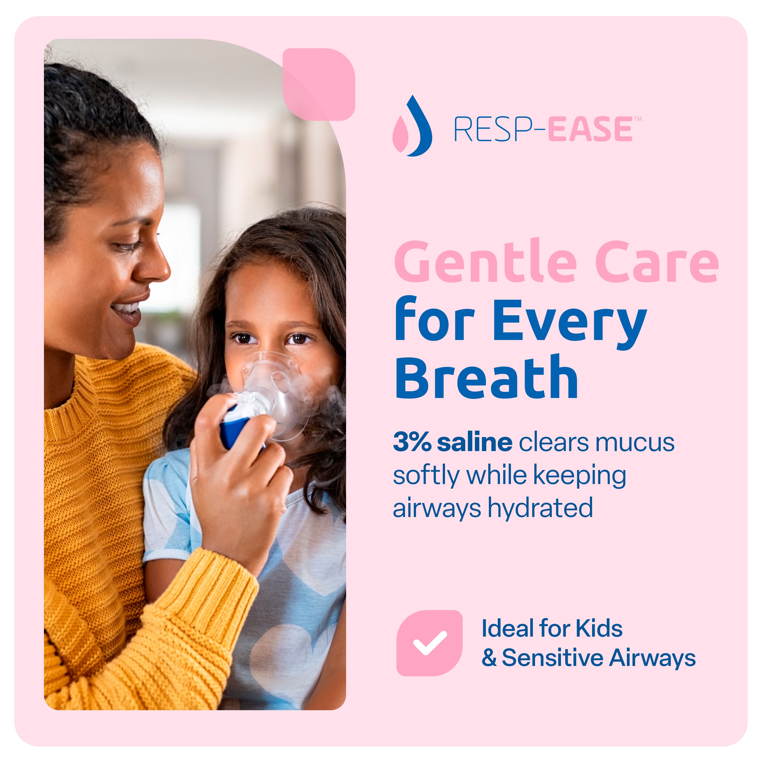 Resp-Ease 3% Hypertonic Saline Solution for Inhalation via Nebuliser