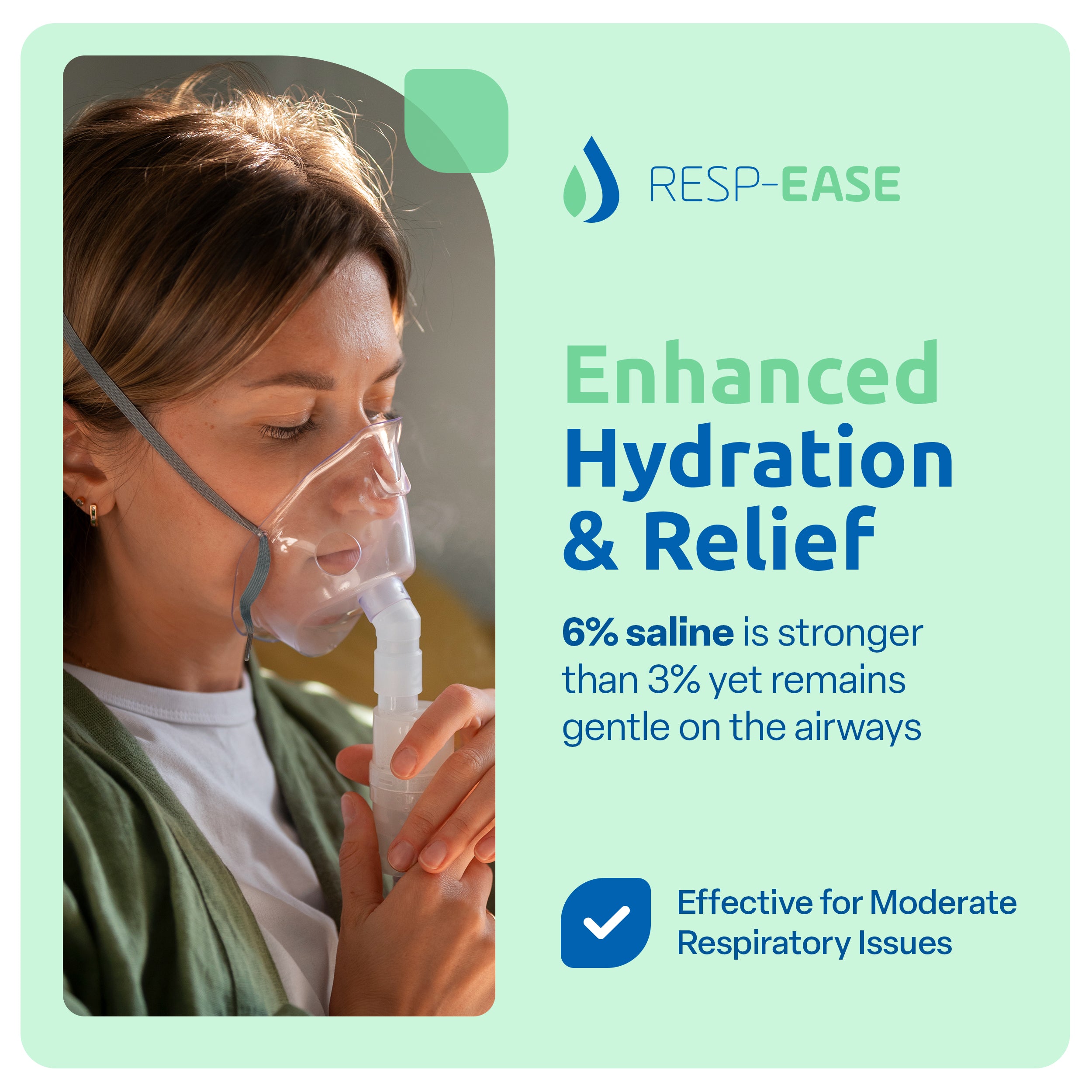 Resp-Ease 6% Hypertonic Saline Solution for Inhalation via Nebuliser ...