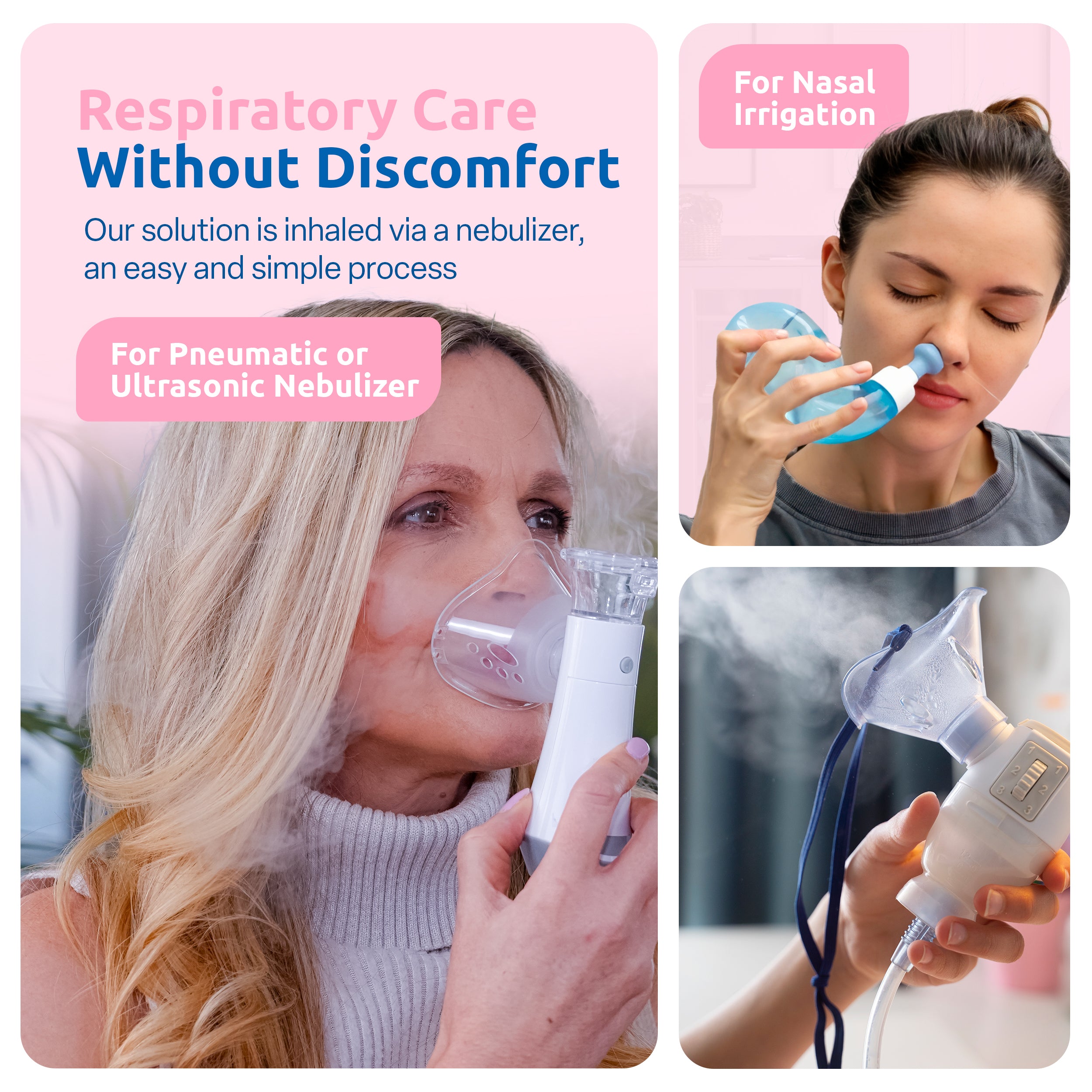 Resp-Ease 3% Hypertonic Saline Solution for Inhalation via Nebuliser